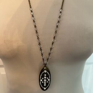 Express gold colored necklace boho